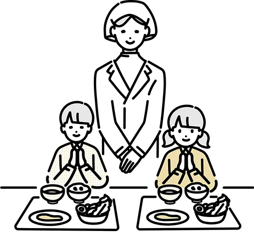 食卓で