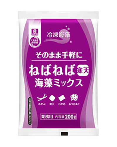 冷凍海藻そのまま手軽に ねばねば寒天海藻ミックス
