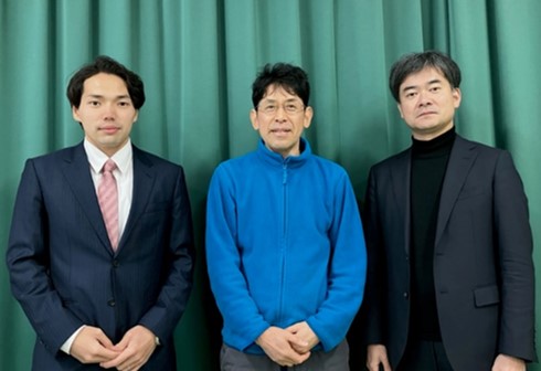 共同契約を締結した3者 共同契約を締結した3者
