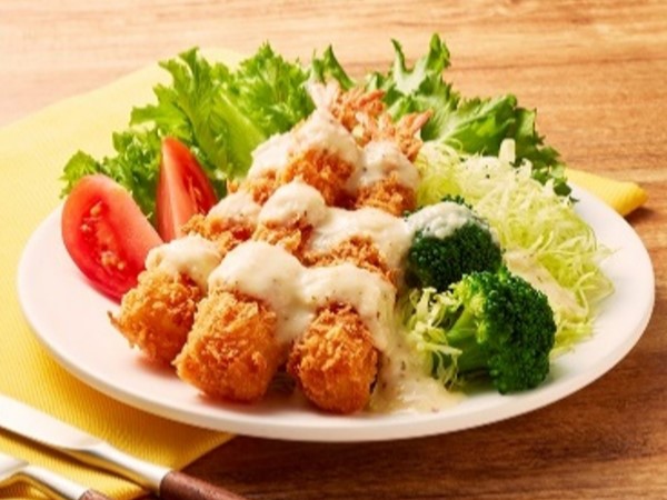 エビフライ＆サラダ