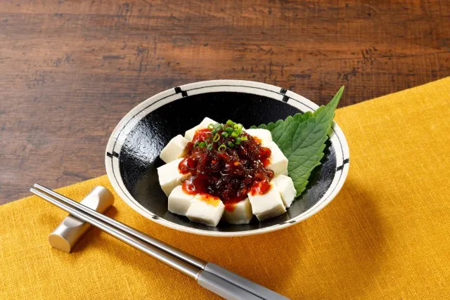 もずくキムチのクリームチーズ和え