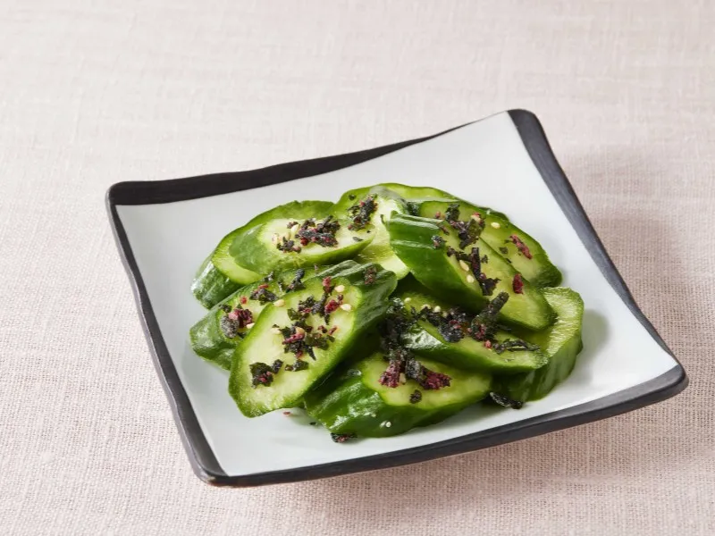 ザクザクわかめ梅じその浅漬けきゅうり