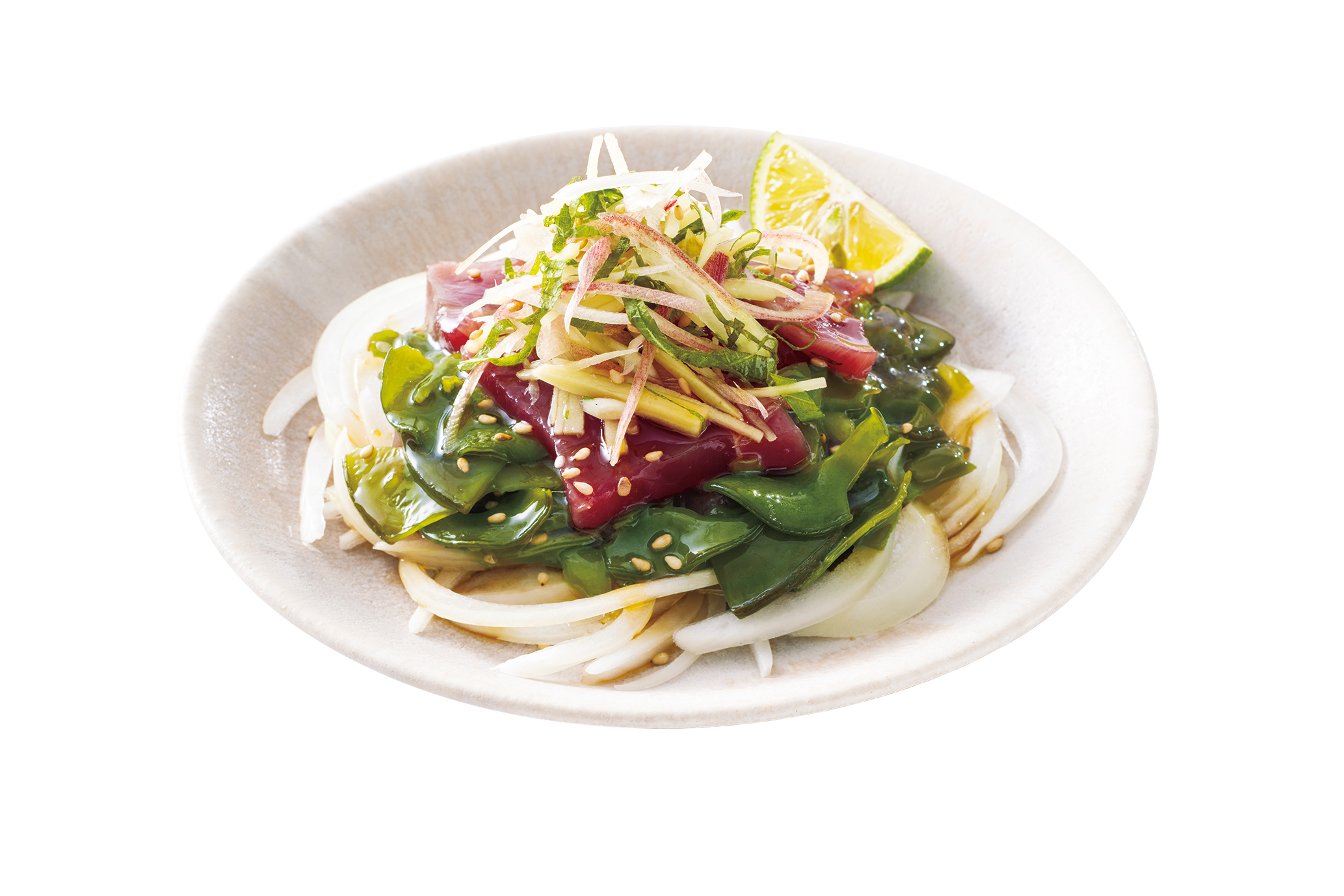 鰹と鬼たたきめかぶの香味ゆず風味