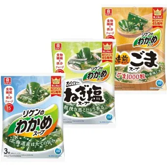 リケンのわかめスープシリーズ