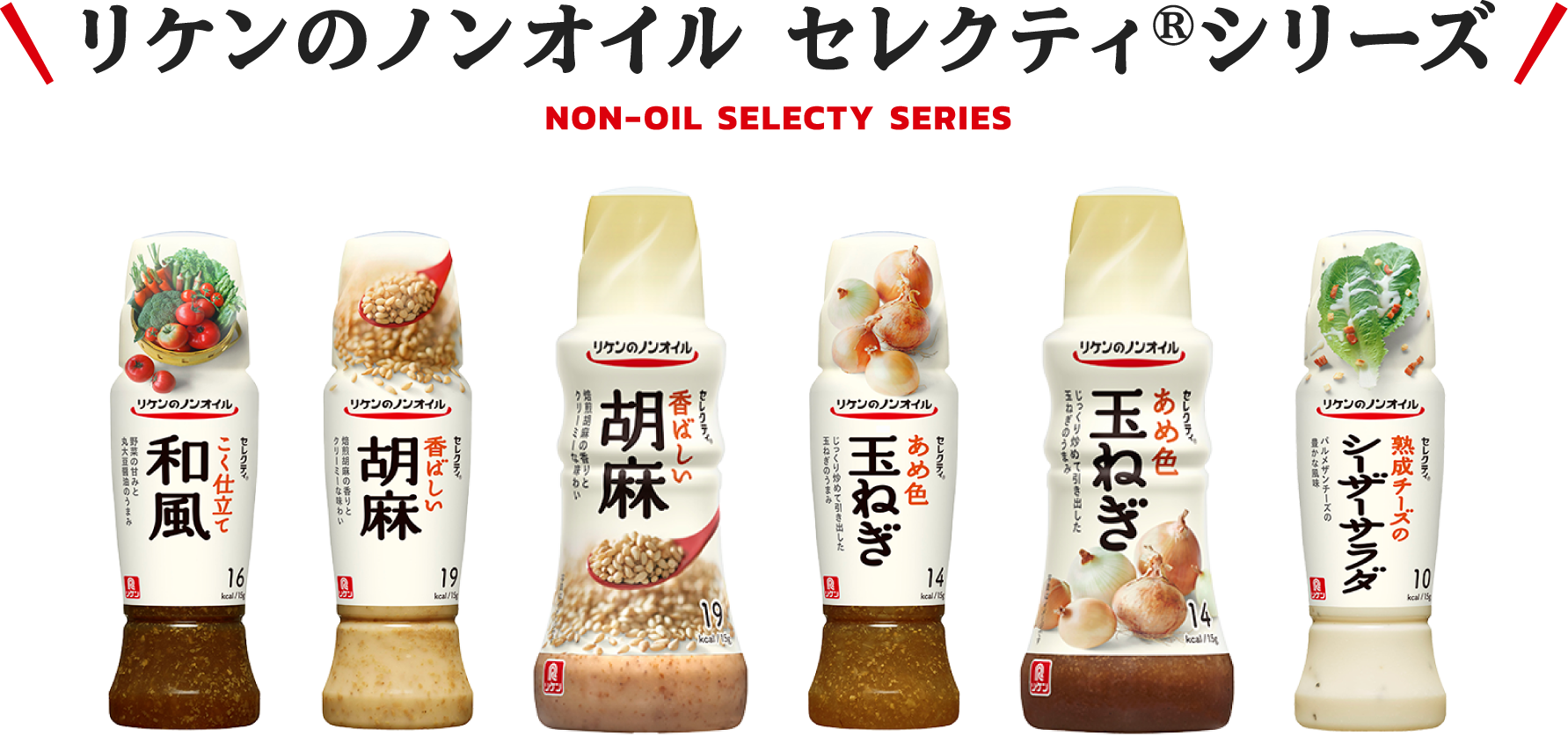 リケンのノンオイル セレクティ®シリーズ NON-OIL SELECTY SERIES