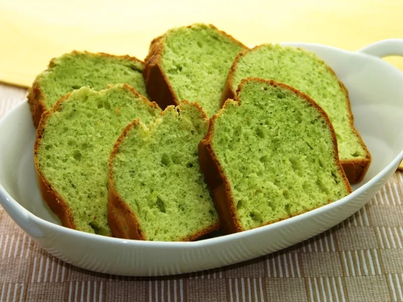 レモン風味のわかめケーキ