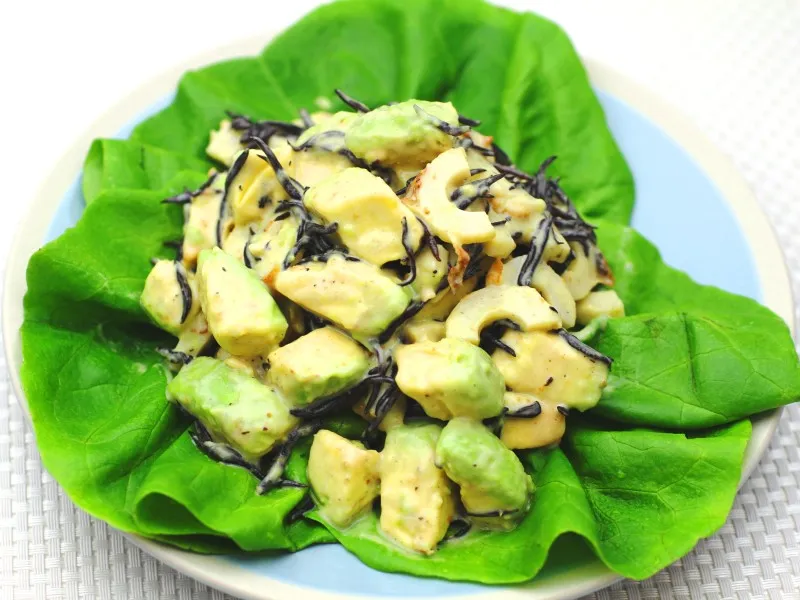 ひじきとアボカドの和風サラダ