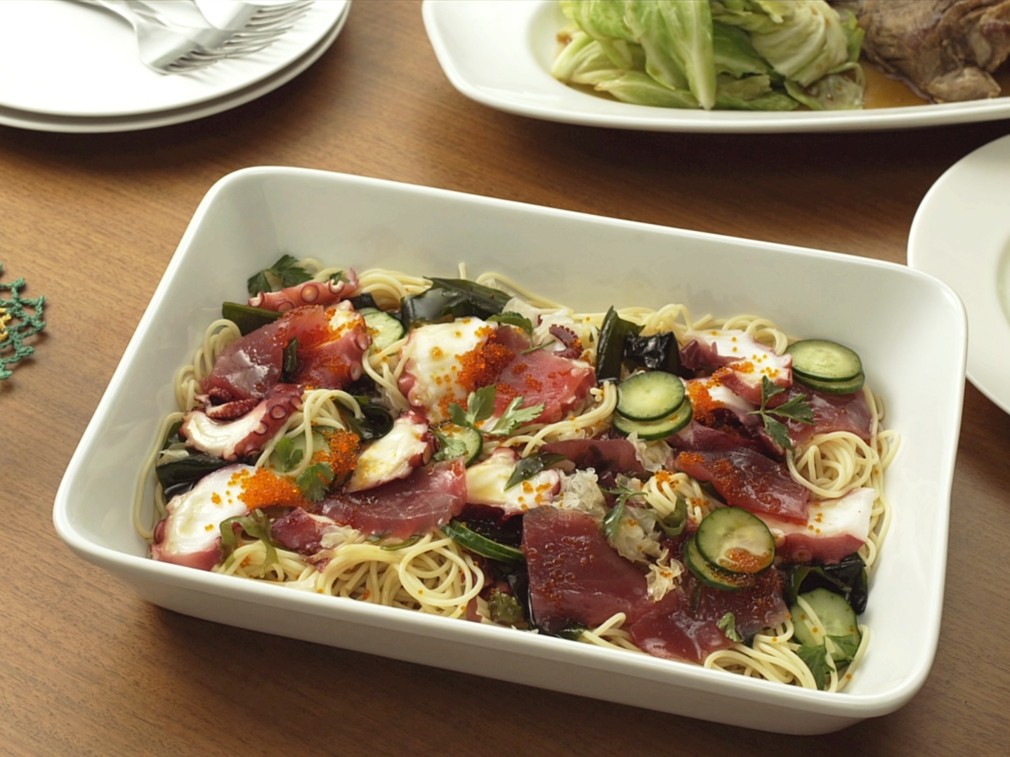 青じその冷製パスタ 青じその冷製パスタ