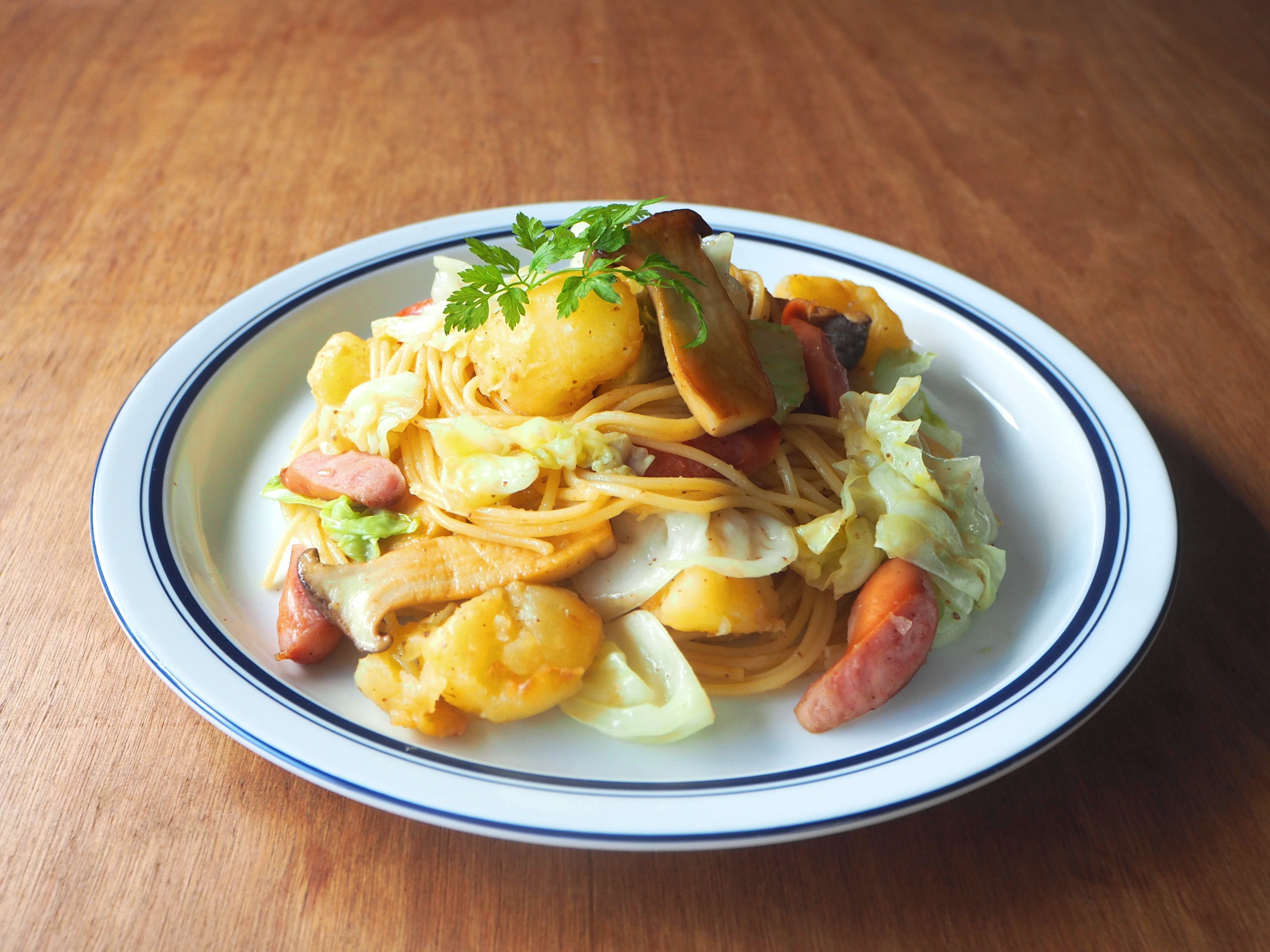 鍋野菜でつくる あめ玉パスタ