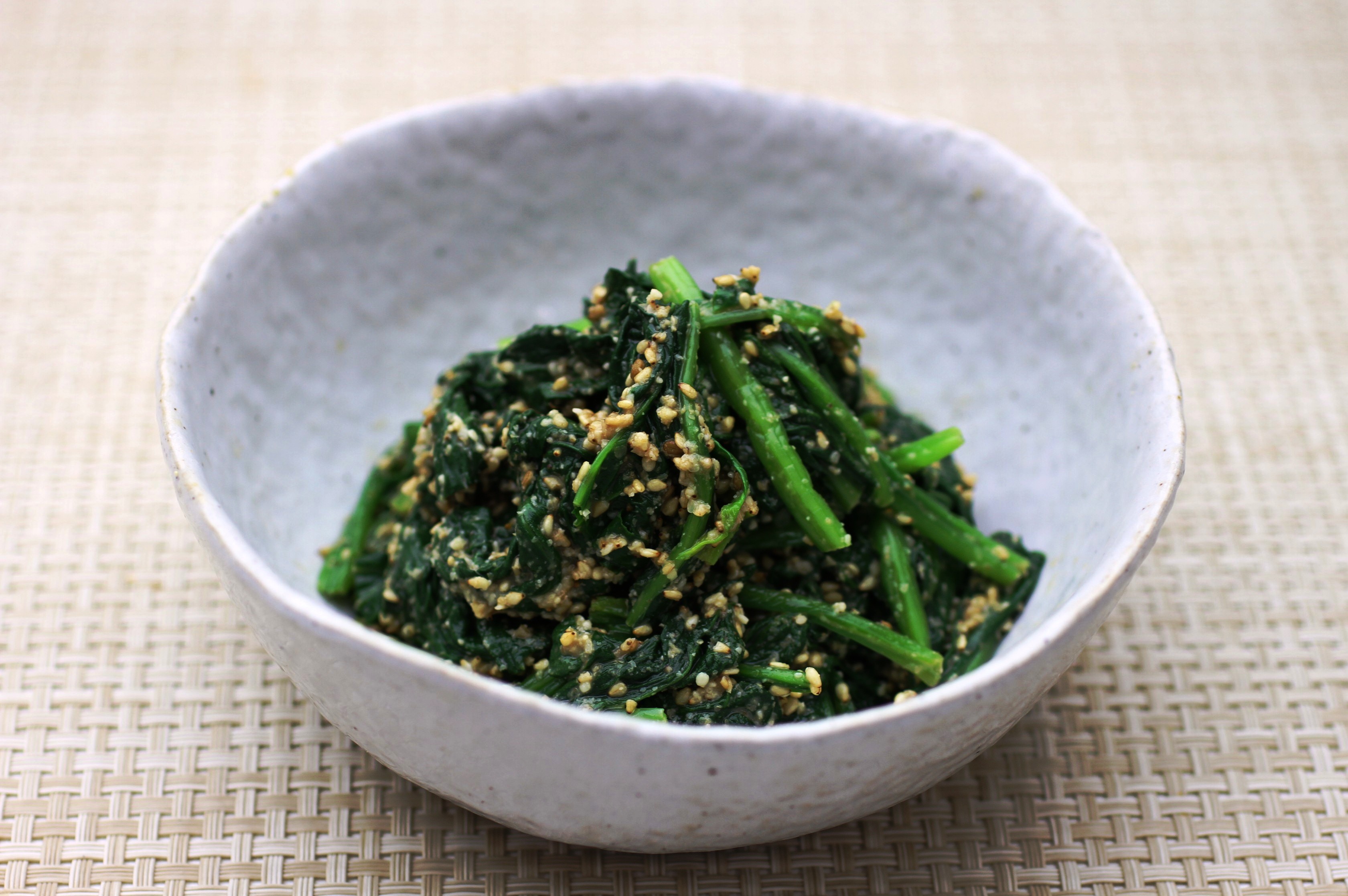 ほうれん草のさっぱり胡麻和え ほうれん草のさっぱり胡麻和え