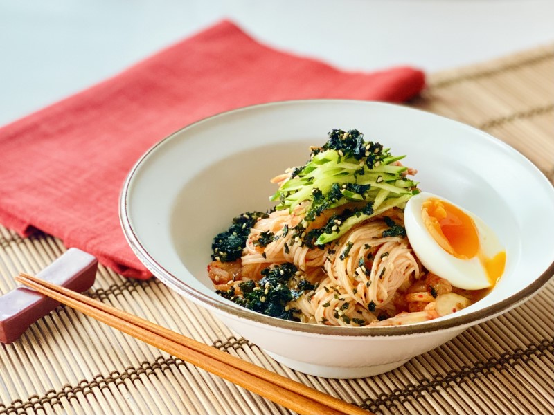 ザクザク食感♪ビビンそうめん