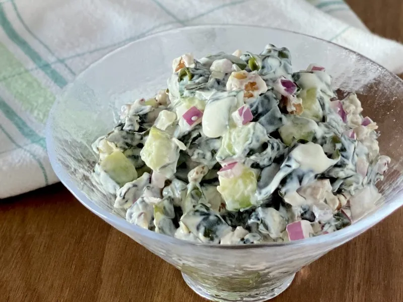 わかめのヨーグルトサラダ