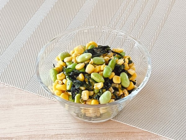 枝豆コーンのわかめ和え 枝豆コーンのわかめ和え