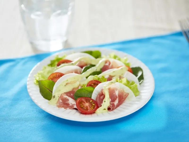 大根と生ハムのミルフィーユ風サラダ 大根と生ハムのミルフィーユ風サラダ