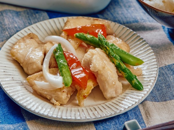 アスパラと鶏の南蛮漬け