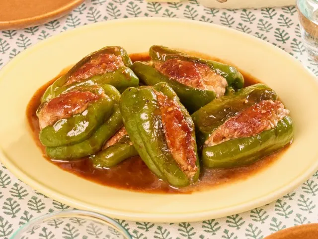 ピーマンの肉詰め
