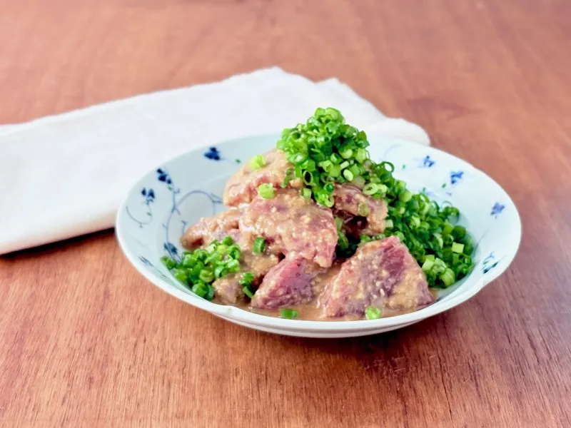 ねぎ盛り 鰹の味噌たたき