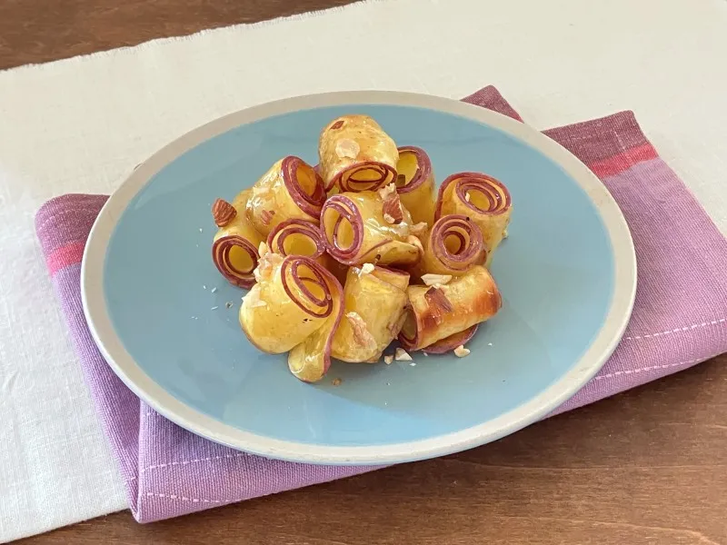 くるくる大学芋