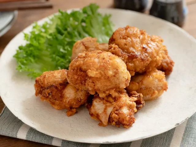 『リケンのノンオイル 青じそ』を使用した、サクッとジューシーな「青じそチキン竜田」です。