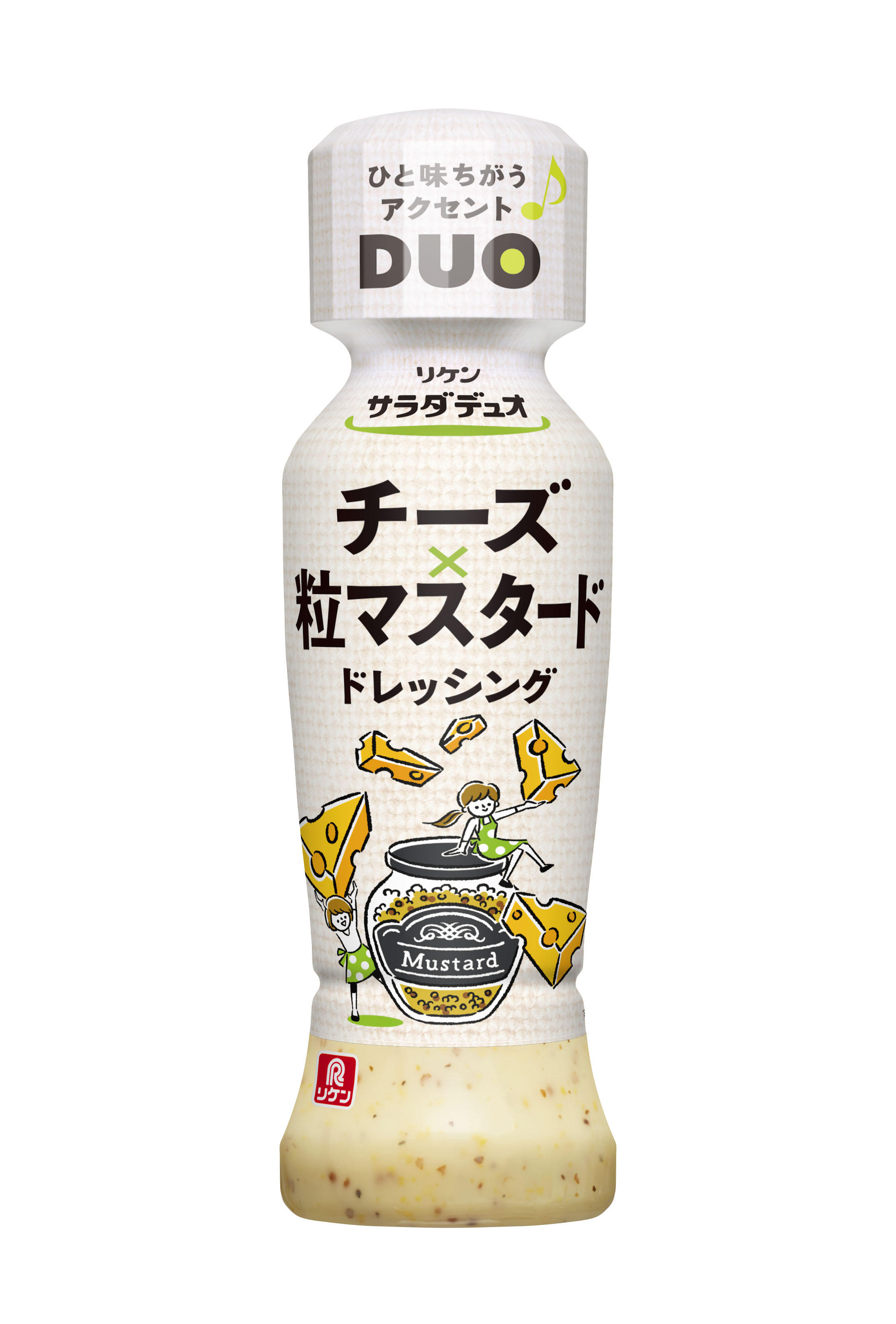 リケン サラダデュオ® チーズ粒マスタードドレッシング リケン サラダデュオ® チーズ粒マスタードドレッシング