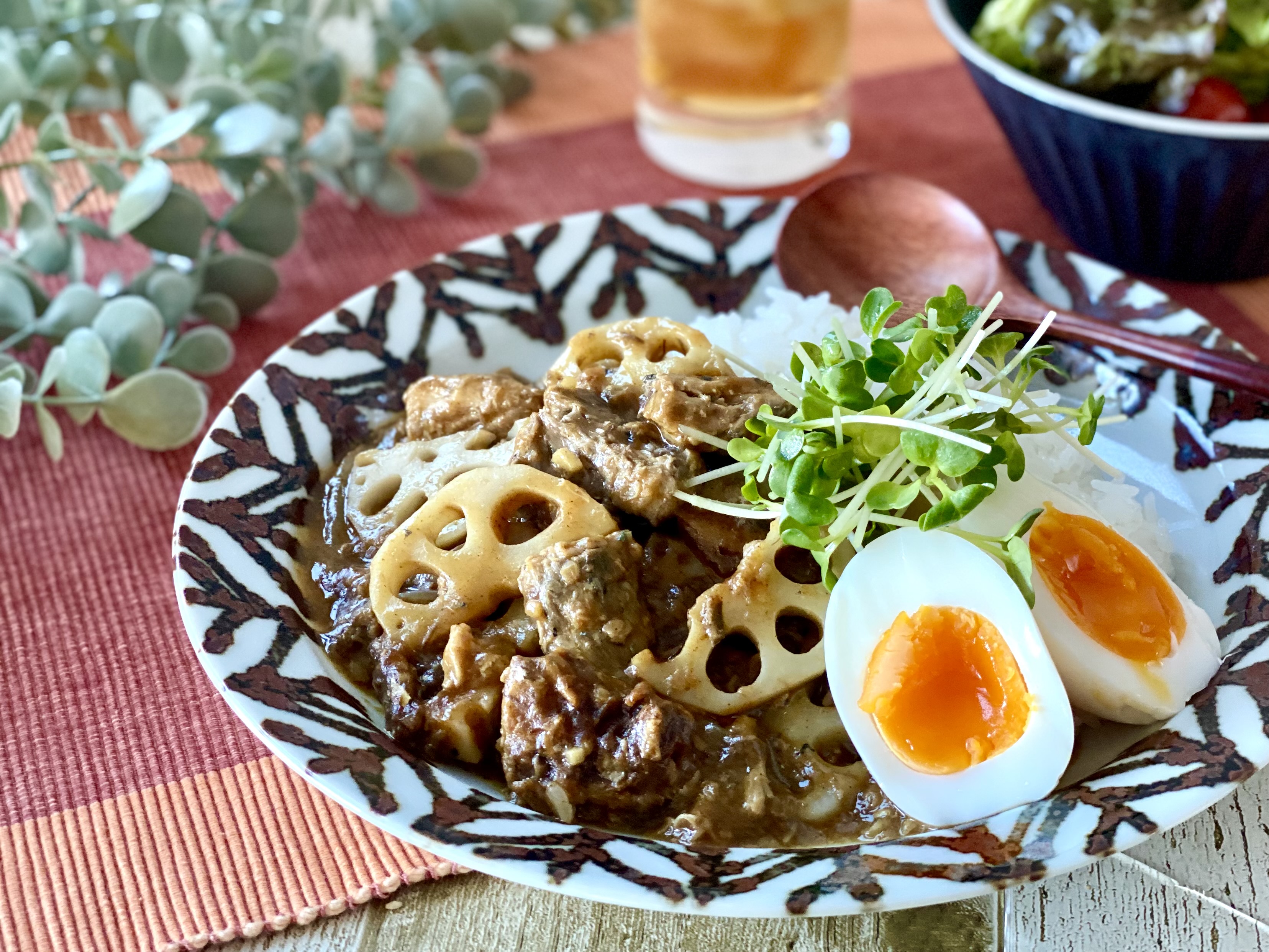 サバ缶とれんこんの和風カレー サバ缶とれんこんの和風カレー